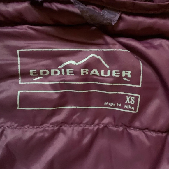 Eddie Bauer jacket EB650 Down  Hooded Coat size XS - Picture 14 of 16